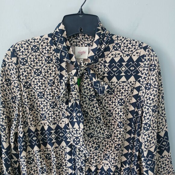 Plenty by Tracy Reese Anthropolgie Dress Sz S Bohemian Mini Flutter Sleeve - Picture 2 of 16